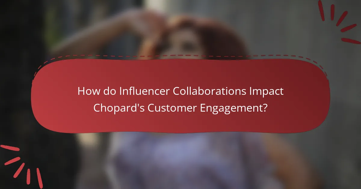 How do Influencer Collaborations Impact Chopard's Customer Engagement?