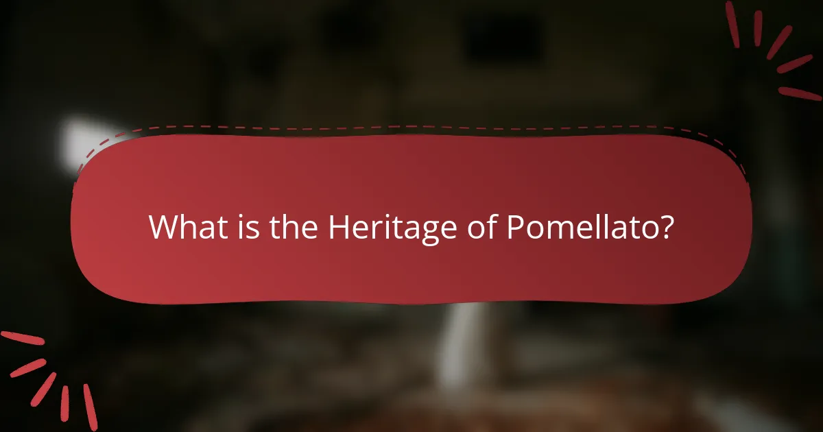 What is the Heritage of Pomellato?