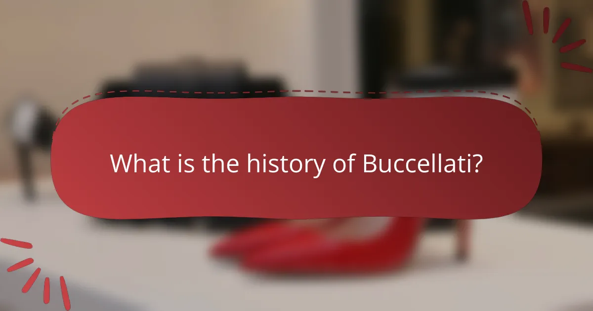 What is the history of Buccellati?
